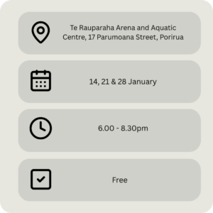 Porirua Antenatal Class - 14, 21, 28 January